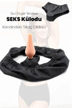 Erotikcim - Kendinden Anal Tıkaçlı İç Çamaşırı - Giyilebilir Anal Plug - Çamaşır Altında Anal Plug