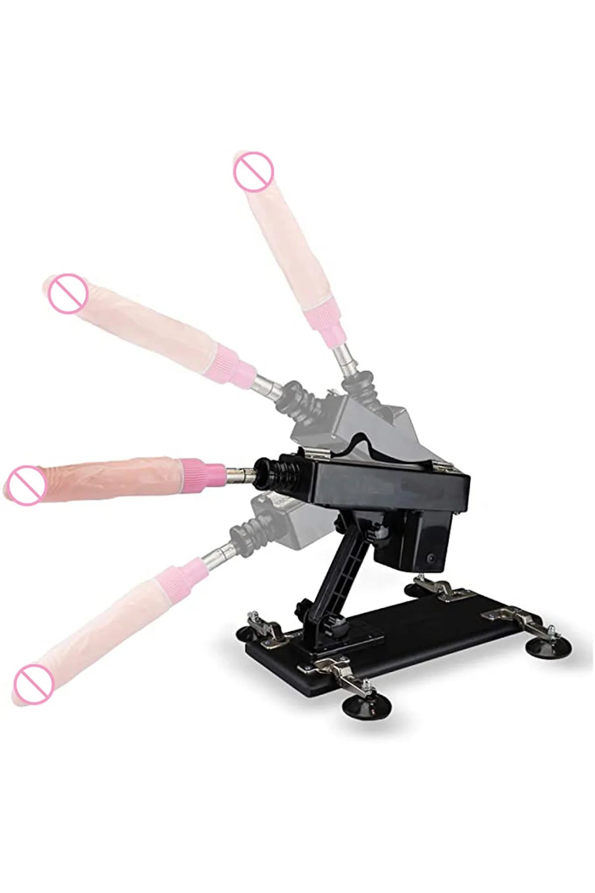 Erotikcim - Kumandalı Otomatik Seks Robotu - İleri Geri Hareket ve Titreşimli - 20cm Dildo