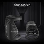 Erotikcim - Penis Vibratörü, Geçiktirici Etkili, Partnerli Kullanım - G Simülatör - Uzun Ereksiyon