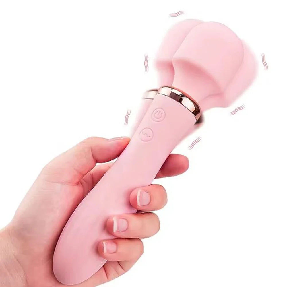 Erotikcim - Dual Fonksiyon - Tutma Yeri ve Topuz Dildo ve Vibratör - Isıtma ve Güçlü Titreşim