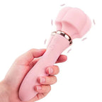 Erotikcim - Dual Fonksiyon - Tutma Yeri ve Topuz Dildo ve Vibratör - Isıtma ve Güçlü Titreşim