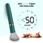 Erotikcim - Gizli Arkadaş - Makyaj Fırçası Vibratör - Makyaj Tazelerken Zevk Alın - Yeşil