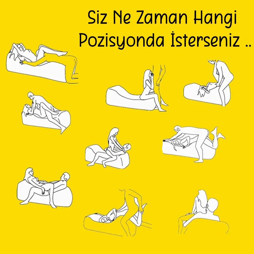 Erotikcim - Fantezi Şişme Yatağı, Kamasutra Yatağı, Partner Yatağı, Şişme Koltuk