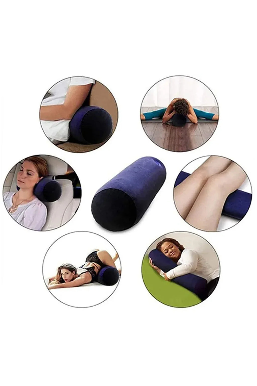 Erotikcim - Destekleyici Cinsel Pozisyon Yastığı - Dildo ve Vibratör Yuvası