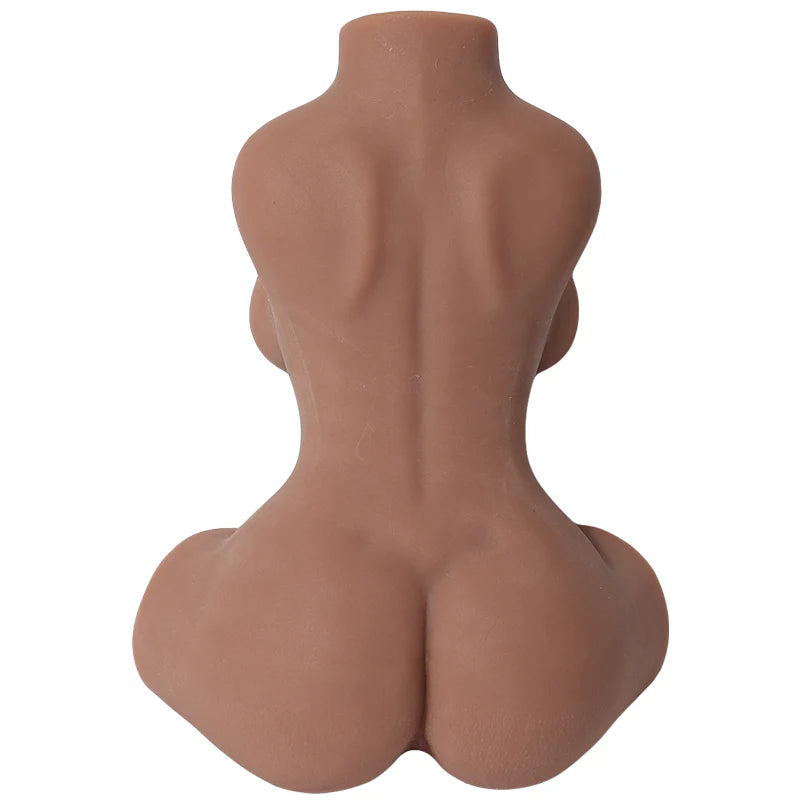 Erotikcim - Güçlü 7 Titreşim Fonksiyonlu, Yarım Vücut Realistik Bebek - Göğüs, Vajina ve Anüs - 33cm