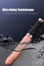 Erotikcim - Beyzbol Sopası Görünümlü Realistik Titreşimli İleri Geri Fonksiyonlu Vibratör Dildo - Gizli Görünüm