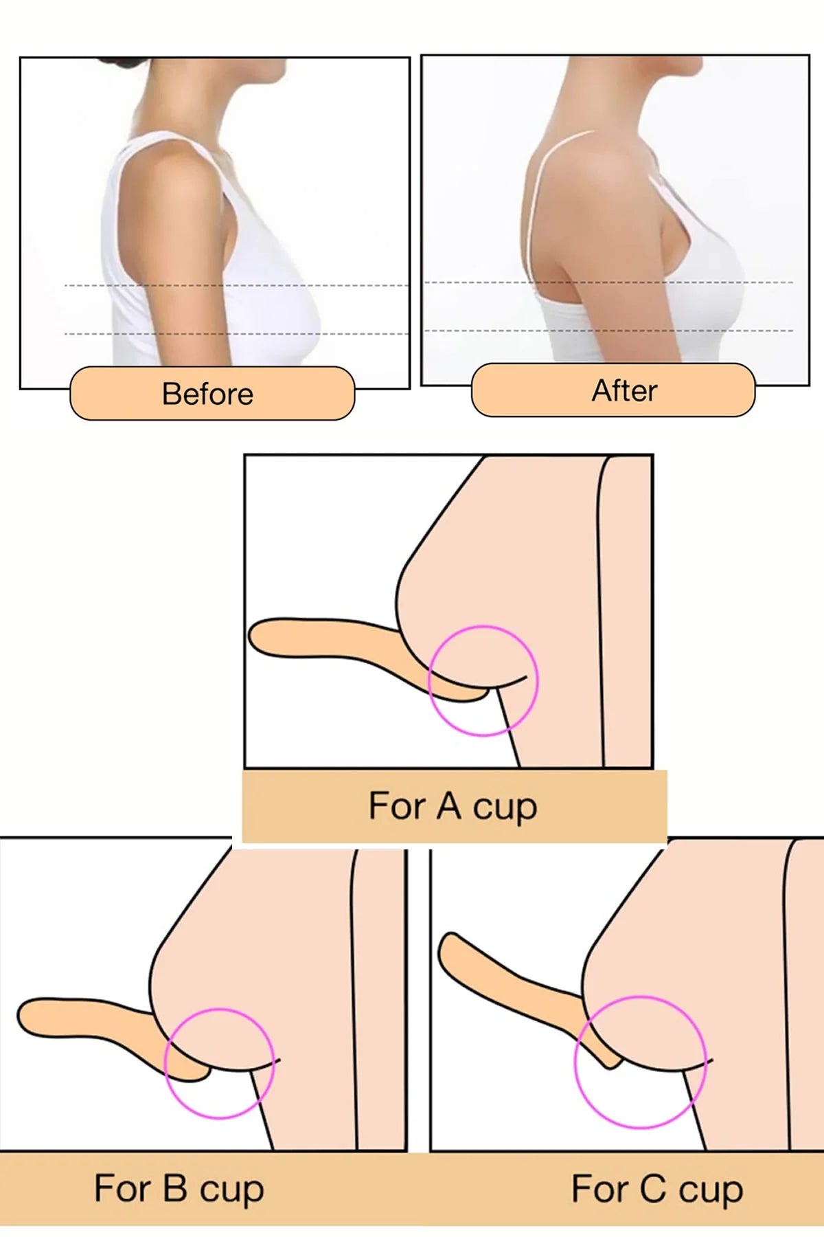 Erotikcim -  Göğüs Ucu Gizleyici ve Dikleştirici - Hayalet Sütyen