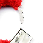 Erotikcim - Tüylü Kelepçe, Fantezi Kelepçesi, Metal Anahtarlı Kelepçe