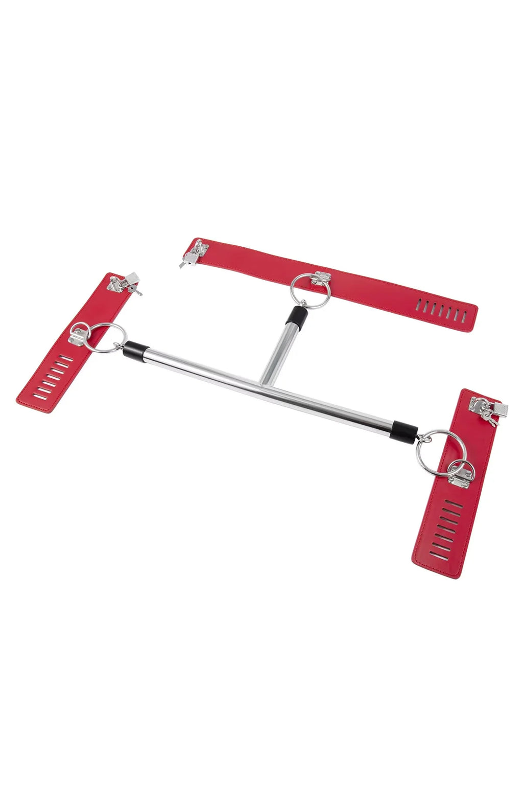 Erotikcim - Anahtarlı Kilitli Esaret Bar Bağlama Kelepçe Seti