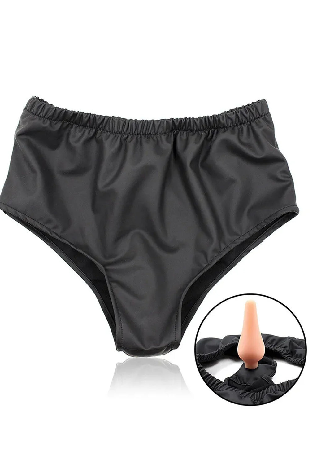 Erotikcim - Kendinden Anal Tıkaçlı İç Çamaşırı - Giyilebilir Anal Plug - Çamaşır Altında Anal Plug