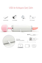 Erotikcim - 4 ü 1 Arada Full Fonksiyon Vibratör - Yalama, Emme, Titreşim, Isıtma