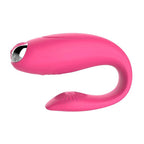 Erotikcim - Ergonomik Çift Haz - Anal ve Vajinal Vibratör - Klitoris Uyarıcılı - Kumandalı