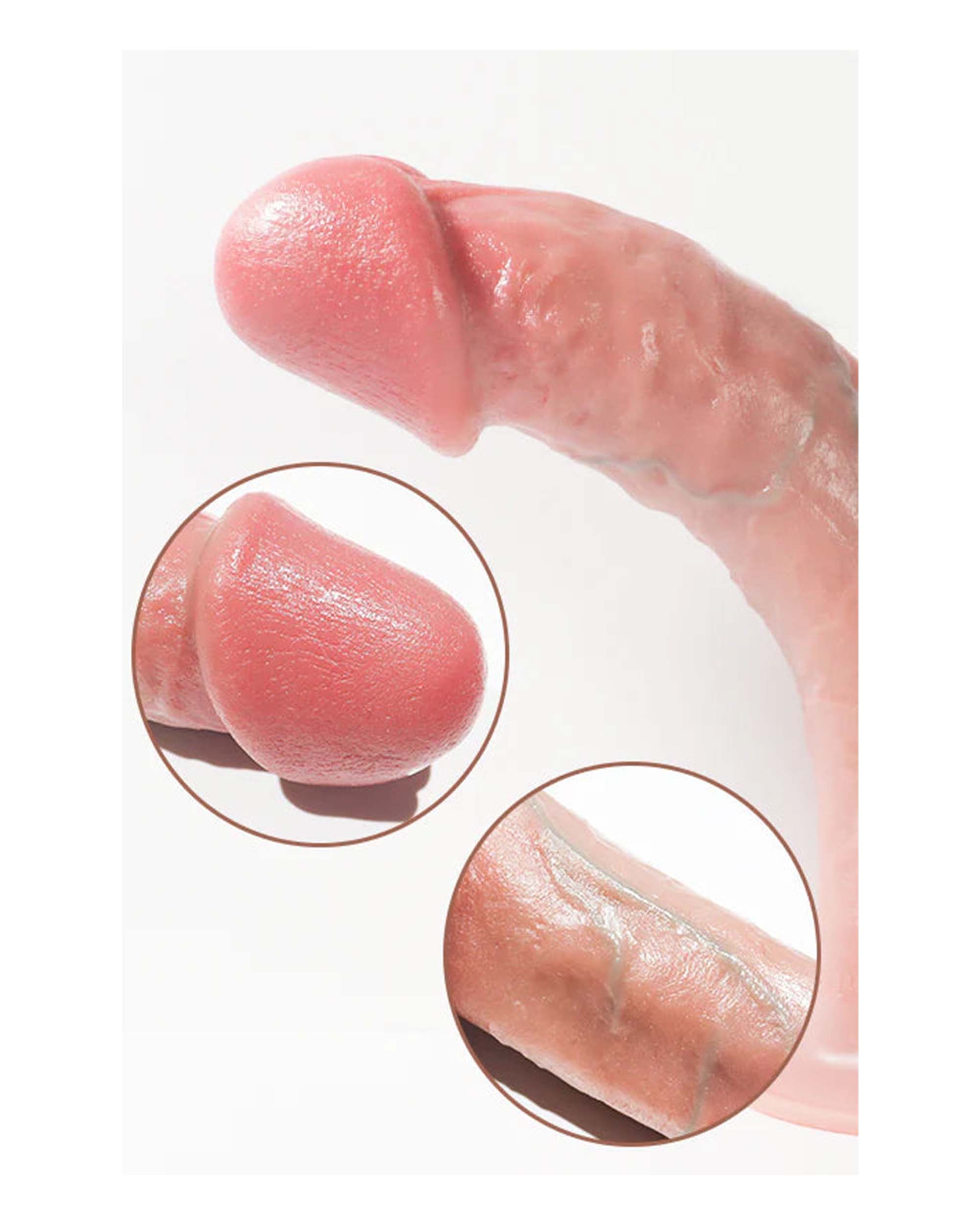 Erotikcim - Çılgın Mega Dildo - Zevk Düşkünü Dildo - Ekstra Kalın - 32cm Uzunluk - 7.2cm Kalınlık - XXXL Dildo