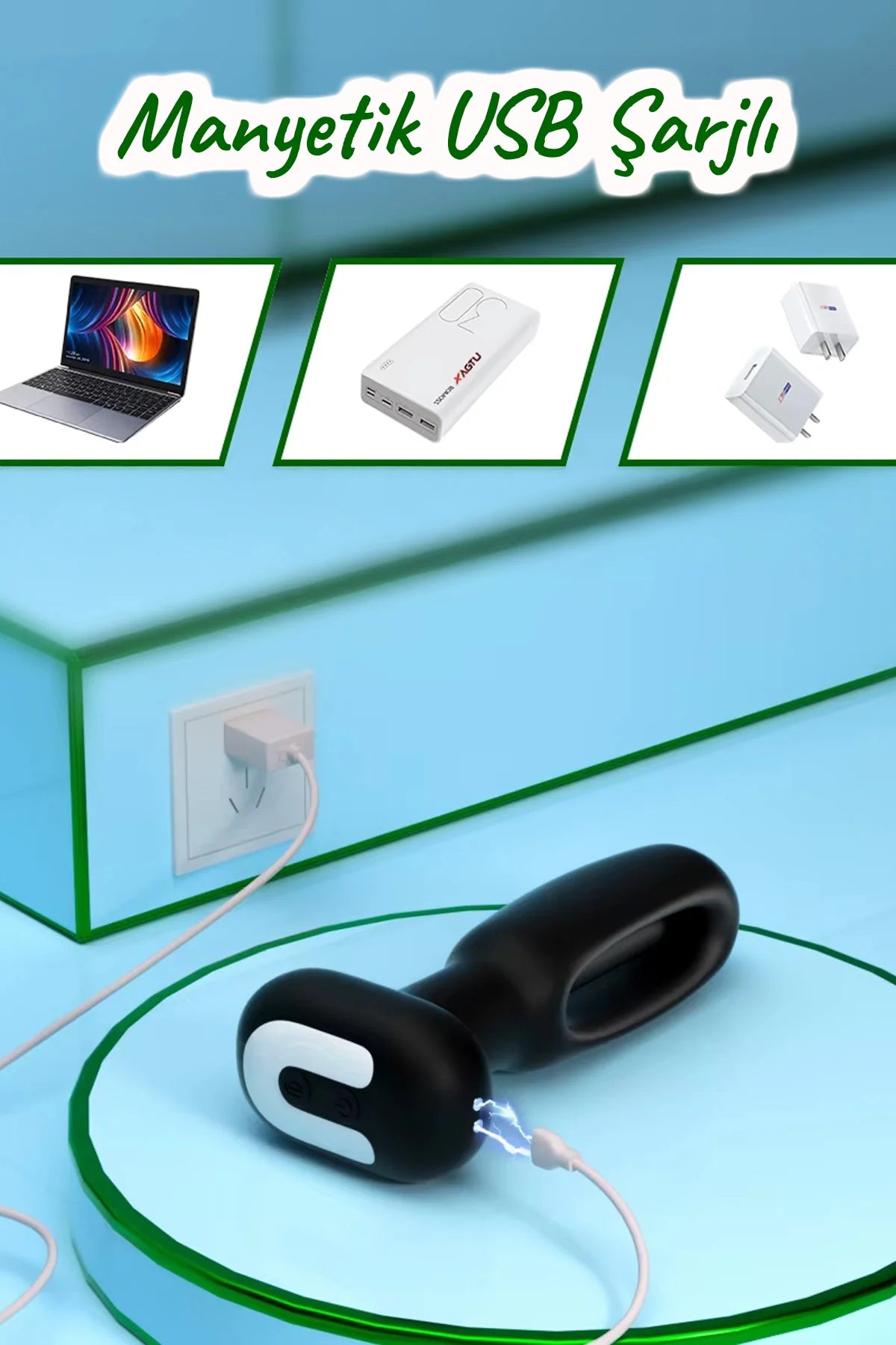 Erotikcim - Titreşimli ve Hareketli Mobil Uygulama Kontrollü Anal Plug - Anal Tıkaç Fonksiyonlu