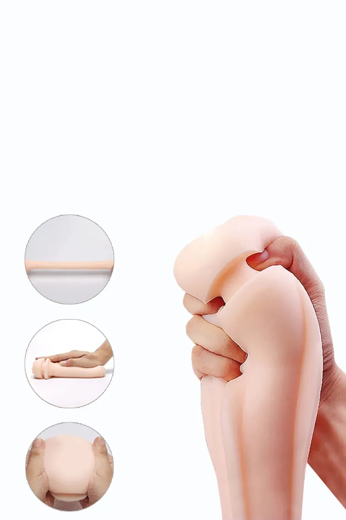 Erotikcim - Çift Fonksiyon Realistik Mastürbatör - Masturbator Cup