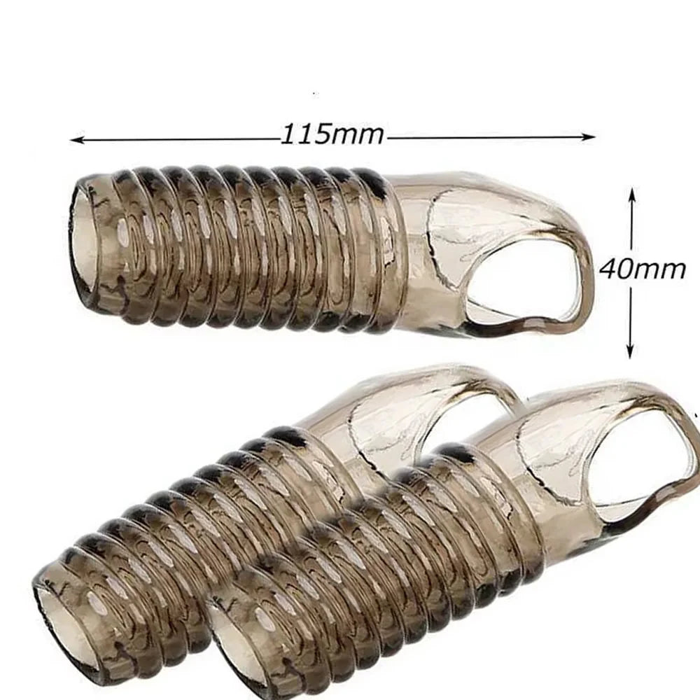 Erotikcim - Tırtıklı Haz Artırıcı Penis Kılıfı, Uzun Süre Ereksiyon, Mutlu Partnerler