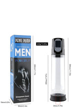 Erotikcim - Tam Otomatik Süper Vakum Penis Pompası - Şarjlı - Ayarlanabilir Emiş Gücü