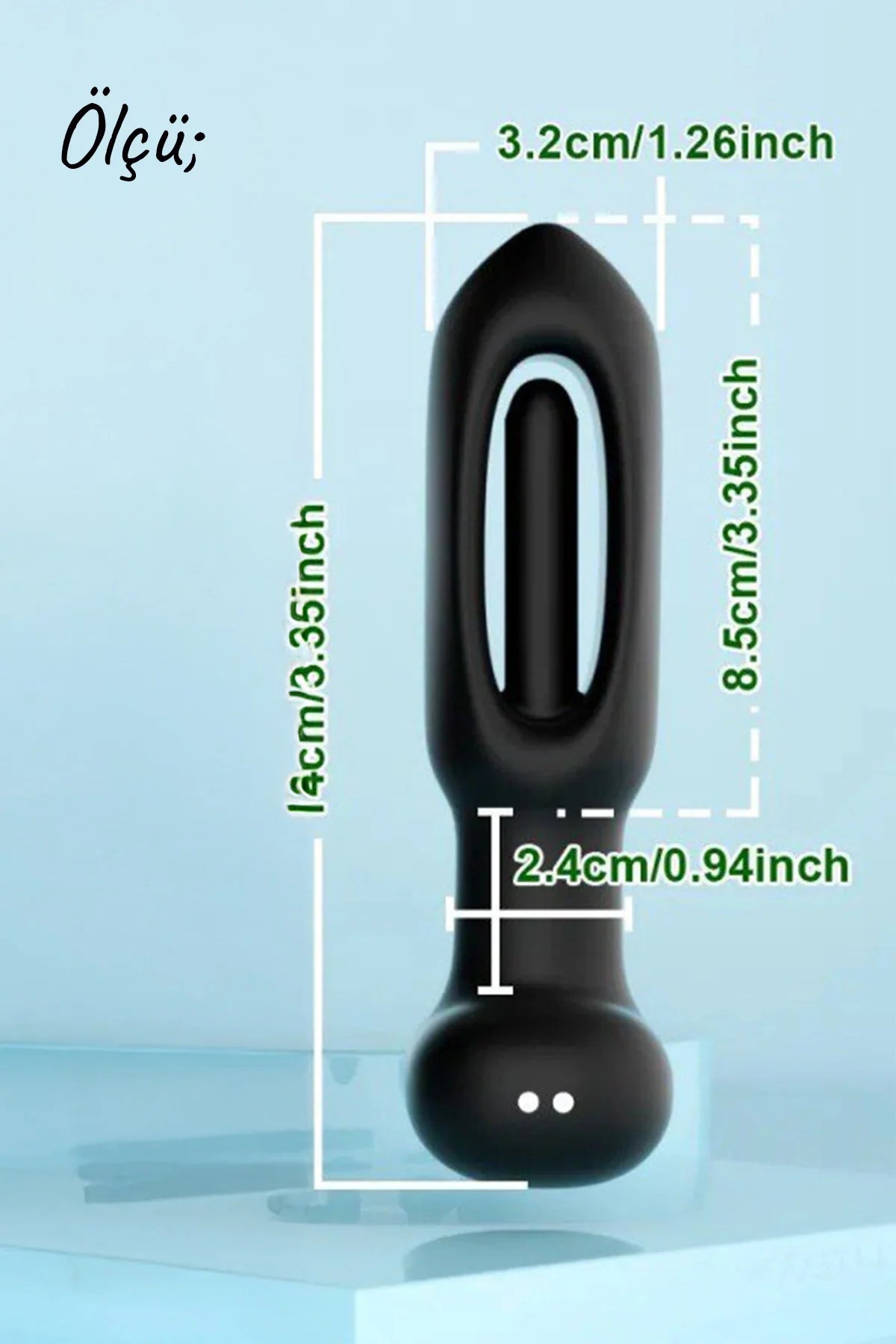 Erotikcim - Titreşimli ve Hareketli Mobil Uygulama Kontrollü Anal Plug - Anal Tıkaç Fonksiyonlu