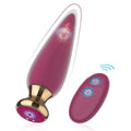 Erotikcim - Uzaktan Kumandalı Güçlü Haz Verici - Sessiz Anal Tıkaç - Anal Plug 35mm
