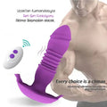 Erotikcim - Telefondan Kontrol Vajina ve Anal Vibratör - İleri Geri + Titreşim - İç Çamaşırı Vibratörü - Mor