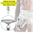 Erotikcim - Uzaktan Kumandalı İleri Geri Masturbatör Simülatörü - Masturbasyon Robotu - Eller serbest Masturbator