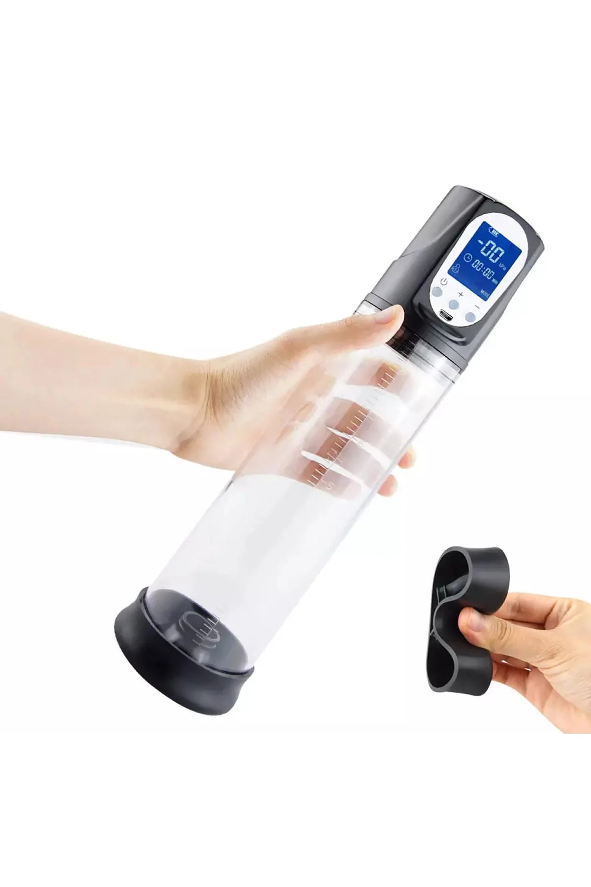 Erotikcim - Tam Otomatik Süper Vakum Penis Pompası - Şarjlı - Ayarlanabilir Emiş Gücü